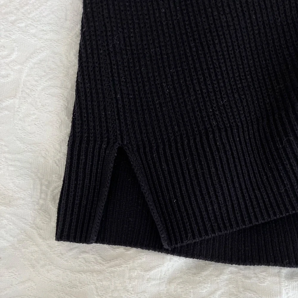 Vince navy blue shawl collar cotton cardigan - Picture 7 of 8